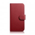 icarer Wallet Case 2 in1 Cover iPhone 14 Plus Anti-RFID leather Reversible cover red (WMI14220727-RD