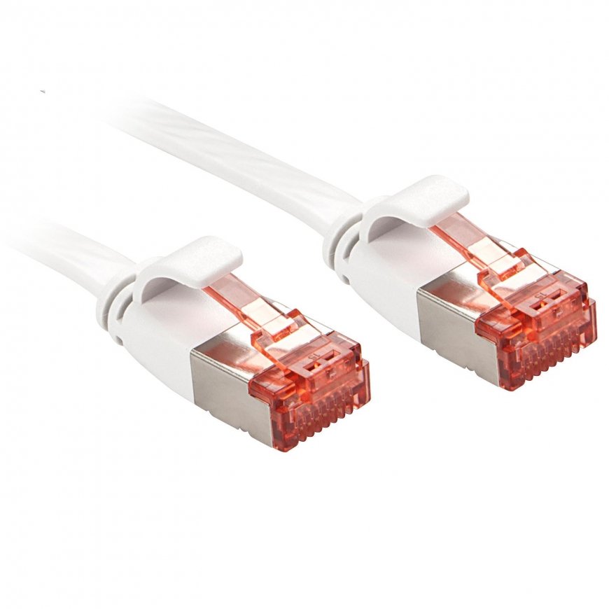 Lindy RJ45 Cat.6 U/FTP 5m сетевой кабель Белый Cat6 U/FTP (STP)