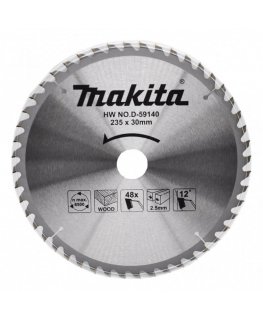 Makita D-59140 TCT saw 235X2.5X30mm 12° T48 Standard wood