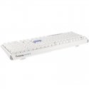 Ducky One 3 Classic Pure Baltas Klaviatūra žaidimams, RGB LED - MX-Speed-Sidabrinis (US)
