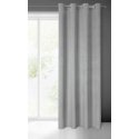 Eurofirany ELIZA Soft velvet night curtain with small pattern, 140X250 cm, loops / rings, color: sil Eurofirany ELIZA Soft velvet night curtain with small pattern, 140X250 cm, loops / rings, color: sil