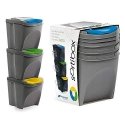 Prosperplast Sortibox - Pattumiera 3 x 20 l Grau Prosperplast Sortibox - Pattumiera 3 x 20 l Grau