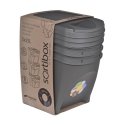 Prosperplast Sortibox - Pattumiera 3 x 20 l Grau Prosperplast Sortibox - Pattumiera 3 x 20 l Grau