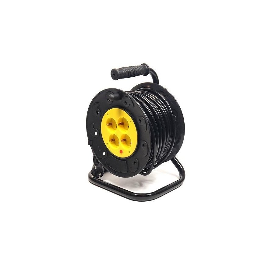 Plug EXD Extension cord with reel 25m, 4 sockets, 3x2.5mm2
