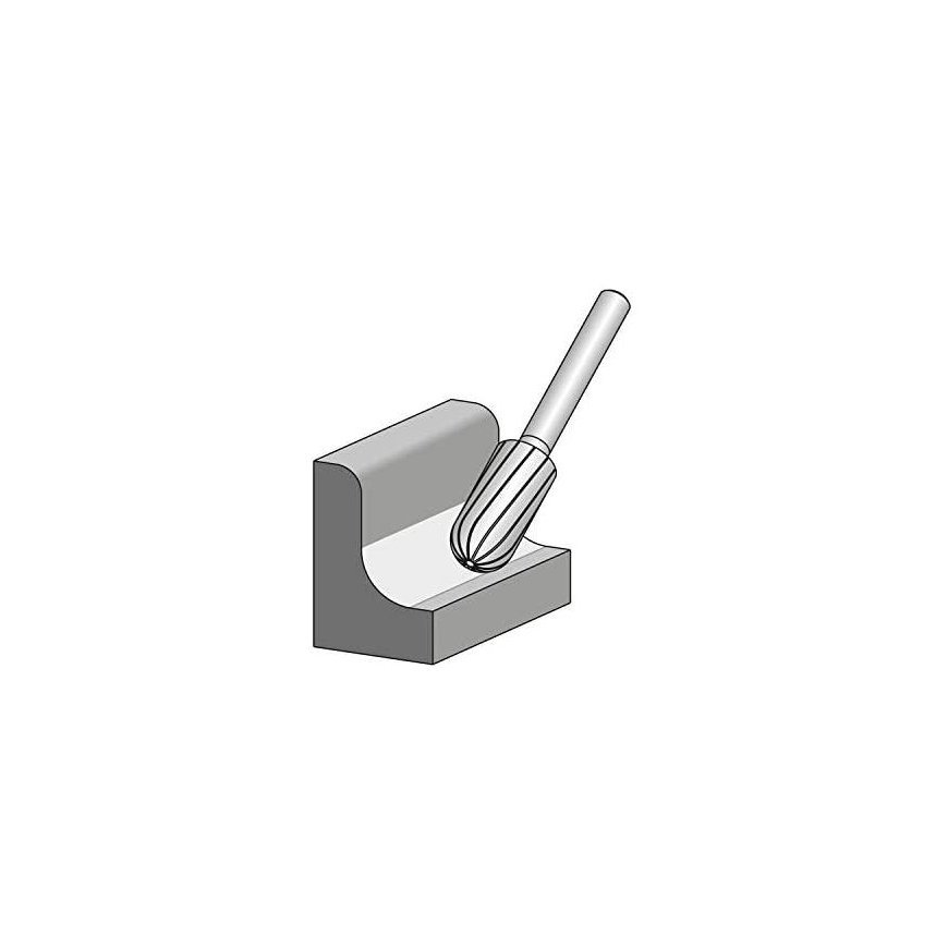 Carbide cutter PFERD HM WRC 0820/6 Z Micro – 2
