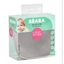 BEABA SILICONE BOWL WITH BOTTOM, Gray