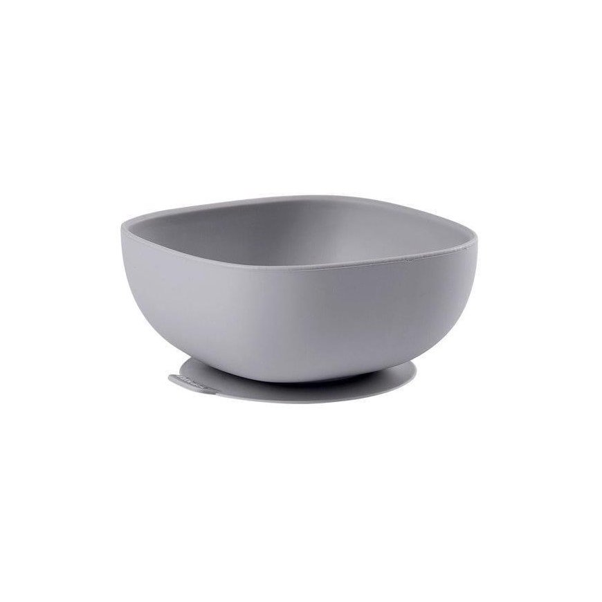 BEABA SILICONE BOWL WITH BOTTOM, Gray – 7