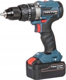 Tryton TBLV204 20V Drill, 2 x 4 Ah Battery