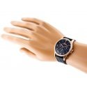 G.Rossi Watch G. ROSSI - 10737A-6F3 (zg258f) blue/rg + BOX G.Rossi Watch G. ROSSI - 10737A-6F3 (zg258f) blue/rg + BOX