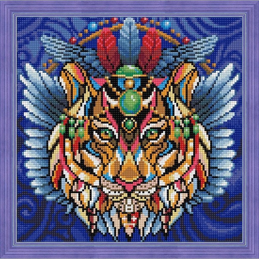 Beldizart Diamond painting set Tiger 30х30 cm AZ-1593 – 2