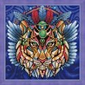 Beldizart Diamond painting set Tiger 30х30 cm AZ-1593