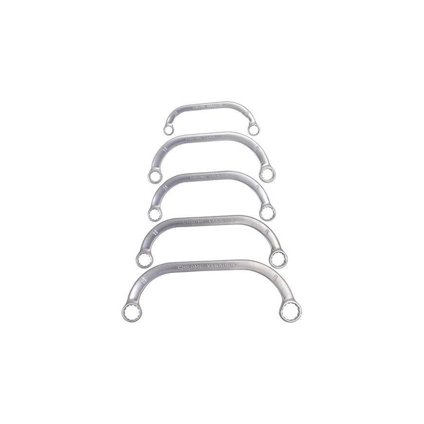 NEO Ring spanners, bent 9-22 mm, set of 5 pcs – 2