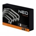 NEO Ring spanners, bent 9-22 mm, set of 5 pcs