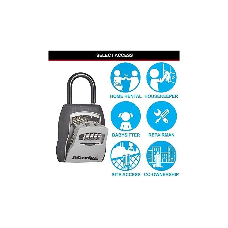 MASTER LOCK 5400EURD key cabinet/organizer Black, Grey – 3