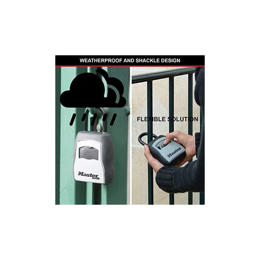 MASTER LOCK 5400EURD atslēgu skapis & organizators Melns, Pelēks – 4