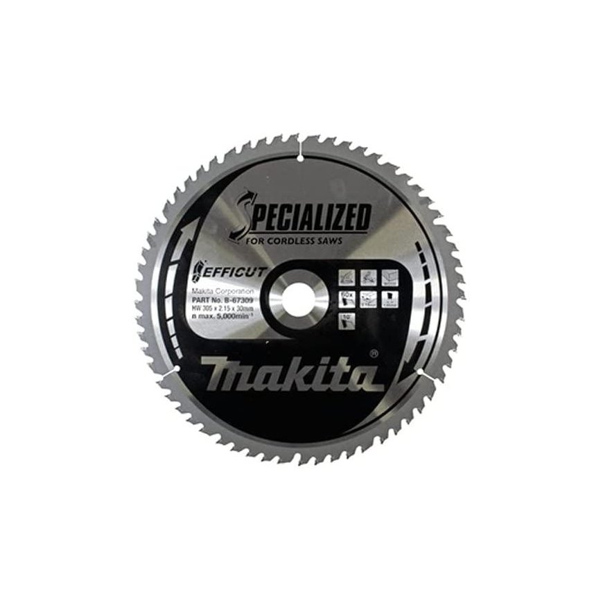 Makita B-67256 T.C.T. pjūklas 305X2.15X30mm 10° T60 EFFICUT – 2