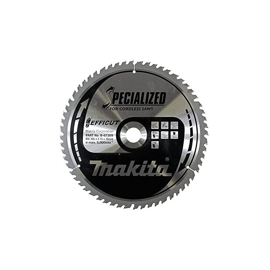 Makita B-67256 TCT saw 305X2.15X30mm 10° T60 EFFICUT – 3