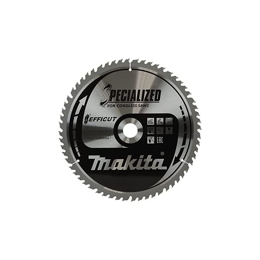 Makita B-67256 T.C.T. pjūklas 305X2.15X30mm 10° T60 EFFICUT – 5