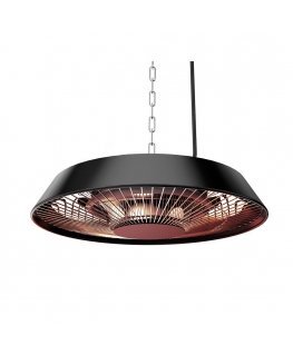 Neo Tools NEO 1500W ceiling heater, aluminum, without remote control, switch, halogen lamp heating element, IP44