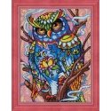 Beldizart Diamond painting kit Owl 40х30 cm AZ-1610 Beldizart Diamond painting kit Owl 40х30 cm AZ-1610