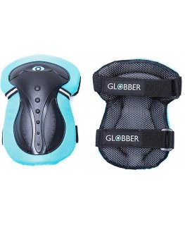 GLOBBER knee and elbow protector set, blue Junior XS RANGE B (25-50KG), 541-100