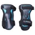 GLOBBER knee and elbow protector set, blue Junior XS RANGE B (25-50KG), 541-100 GLOBBER knee and elbow protector set, blue Junior XS RANGE B (25-50KG), 541-100