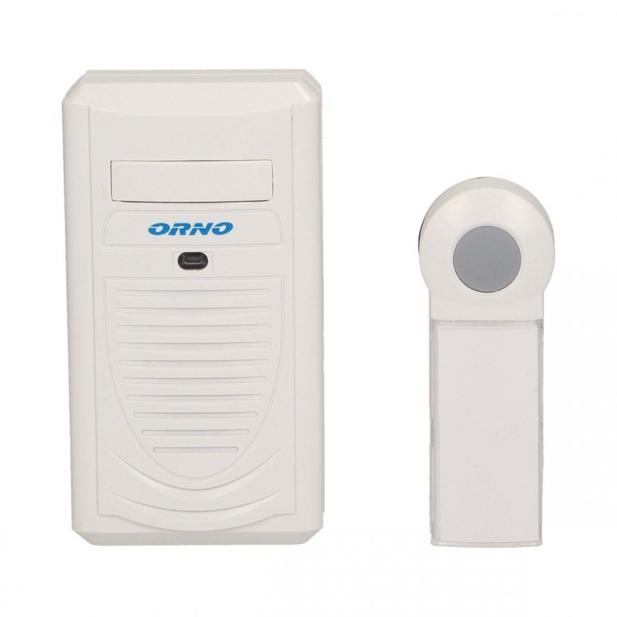 Orno Wireless doorbell DISCO AC, network, learning system, 1 beep, 100m – 6