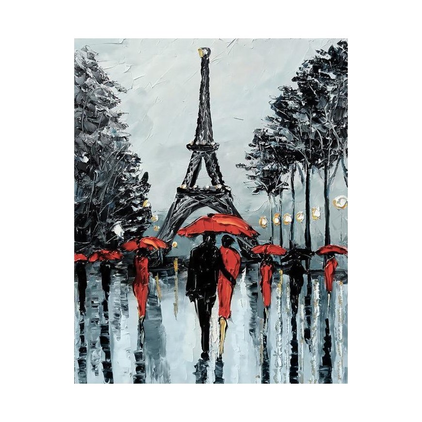 Beldizart Paris in the rain 38*48