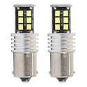 Amio Żarówki led canbus 2835 15smd 1156 ba15s p21w r10w r5w baltas 12v/24v Amio Żarówki led canbus 2835 15smd 1156 ba15s p21w r10w r5w baltas 12v/24v