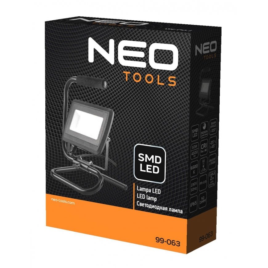 NEO LED 50W prožektorius 4250 lm nešiojamasis 230V. – 6