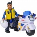 SIMBA Strażak Sam Motor Policyjny with Figurka Malcolma + Akc SIMBA Strażak Sam Motor Policyjny with Figurka Malcolma + Akc