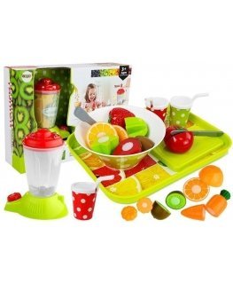 Lean Cars Vegetable and fruit set with battery blender and tray