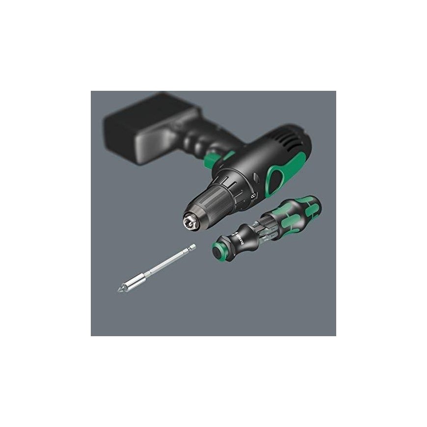 Wera 899/4/1 kuvikeeraja otsiku hoidja Roostevaba teras 25,4 / 4 mm (1 / 4") 1 tk – 10