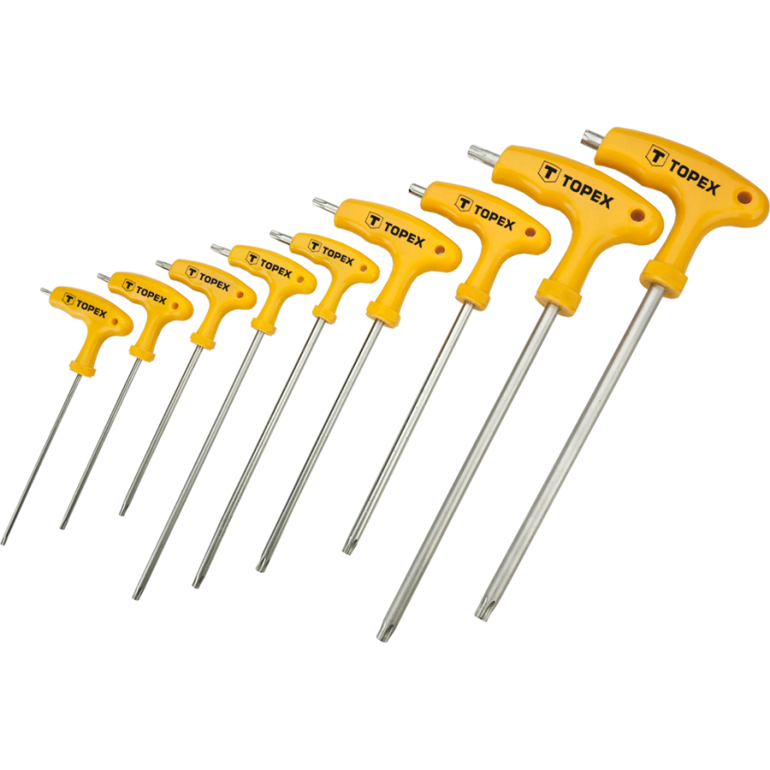 Topex Torx "T" T10-T50 spanners