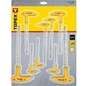 Topex Torx "T" T10-T50 spanners, 9 pcs Topex Torx "T" T10-T50 spanners, 9 pcs