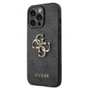 Guess 4G Big Metal Logo - Dėklas iPhone 14 Pro (pilka) Guess 4G Big Metal Logo - Dėklas iPhone 14 Pro (pilka)