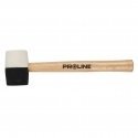 Proline Black and white rubber hammer 980g wooden handle proline Proline Black and white rubber hammer 980g wooden handle proline