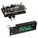 Lamptronas RGB PCI TC20 ventiliatorių valdiklis – juodas (LAMP-TC20B)