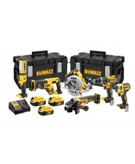 DEWALT COMBO SET 18V 6 – PCS + 3 x 5.0Ah + 2x DS300 DCK623P3