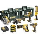 DEWALT COMBO SET 18V 6 – PCS + 3 x 5.0Ah + 2x DS300 DCK623P3