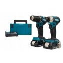 Makita DLX2423AJ Cordless tool set 18V 2x2.0Ah Li-ion (DDF487+DTD157) Makita DLX2423AJ Cordless tool set 18V 2x2.0Ah Li-ion (DDF487+DTD157)