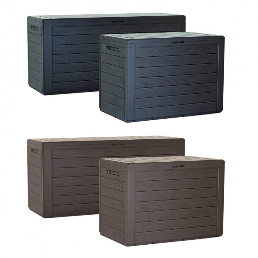 Prosperplast Garden Box Woodebox 280L MBWL280 anthracite – 2