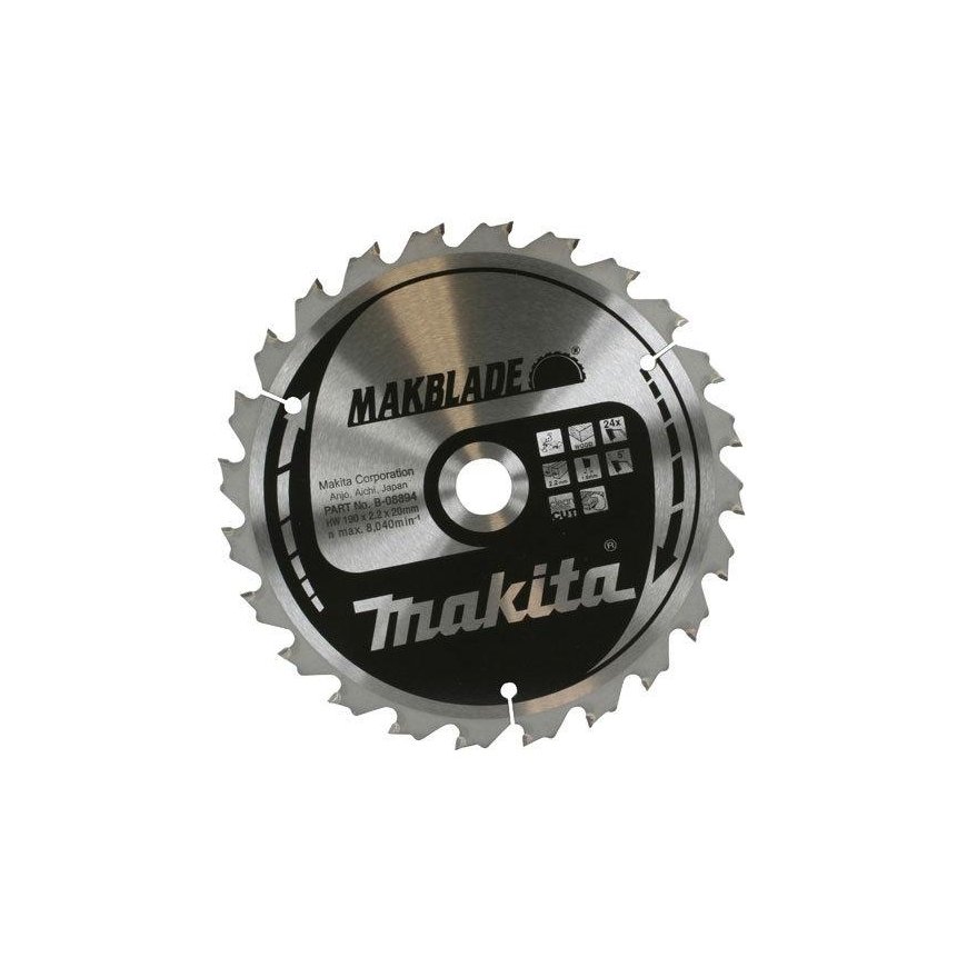 Makita Akcesoria Makita B-08969 TCT saw 216X2.4X30mm 5° T48 MAKBLADE – 7