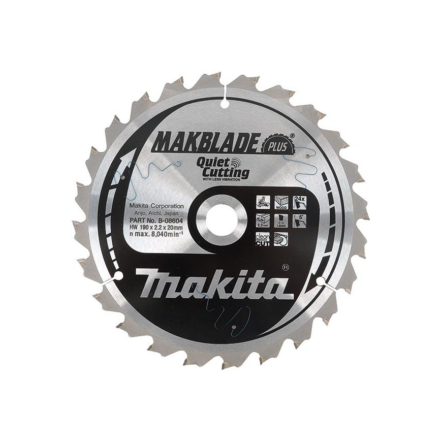 Makita Akcesoria Makita B-08969 T.C.T. pjūklas 216X2.4X30mm 5° T48 MAKBLADE – 9