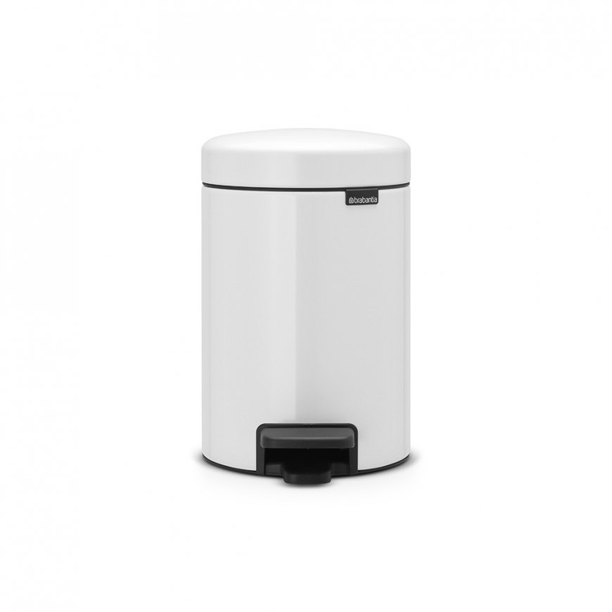 Brabantia 112126 atkritumu tvertne 3 L Apaļš Balts