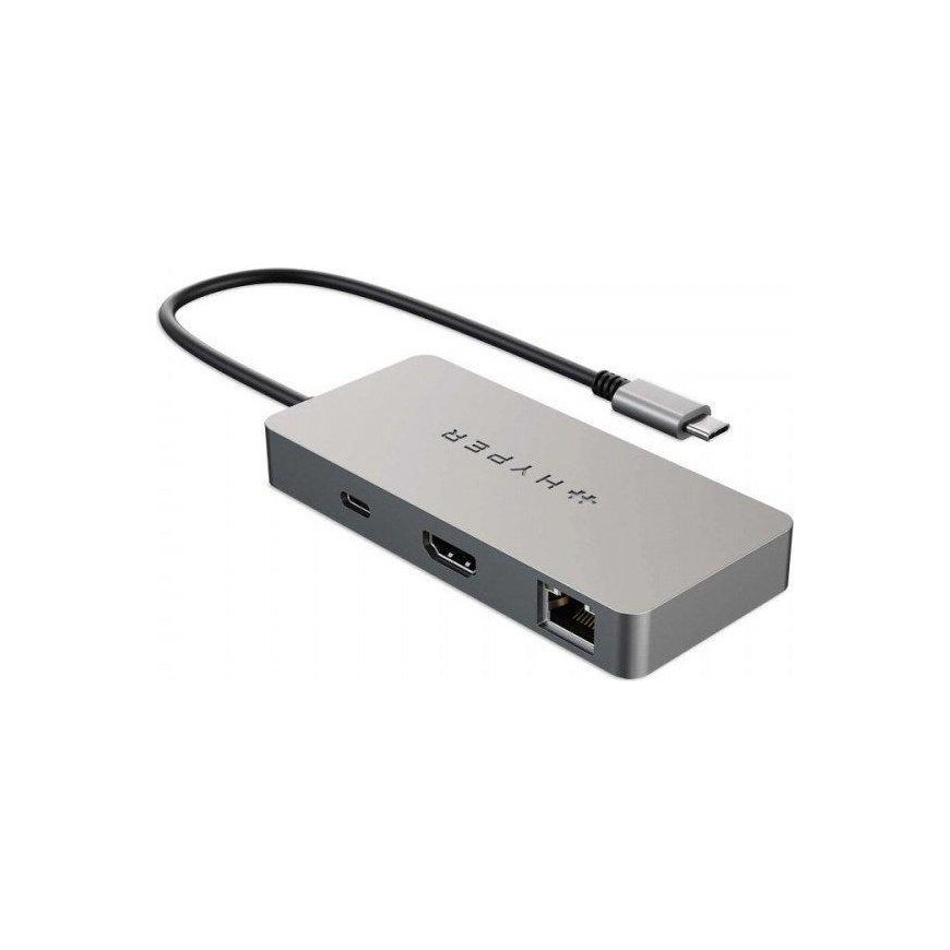 HyperDrive Koncentrator hiper 5 prievadų USB-C koncentratorius, 4 k HDMI, 2 x USB-A, USB-C DP, gigab – 4