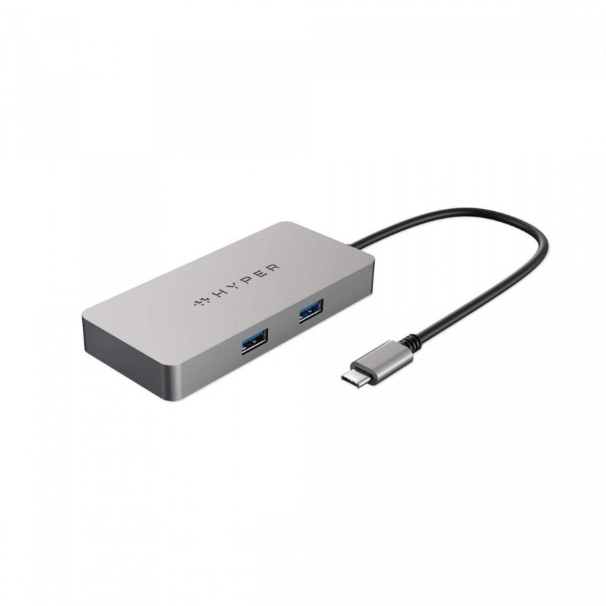 HyperDrive Koncentor hyper 5-port USB-C concentrator, 4k HDMI, 2 x USB-A, USB-C DP, gigabit ethernet – 5