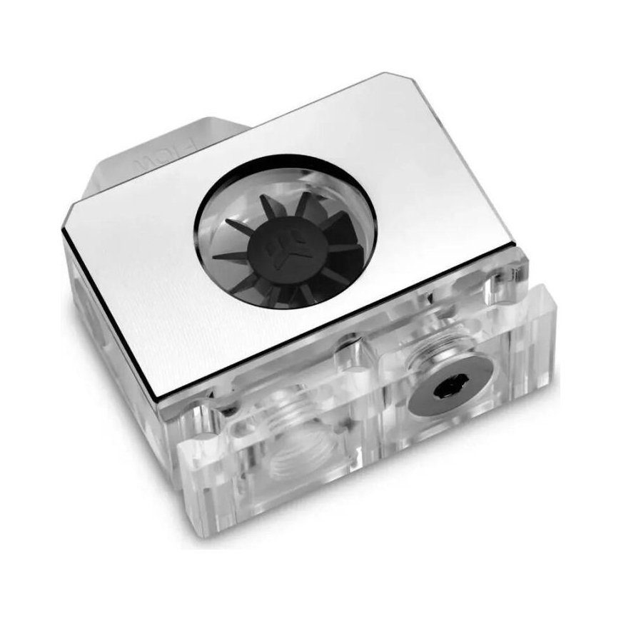 Ekwb Ek Water Blocks EK Water Blocks EK-Quantum Scalar Flow Meter from Bottom to Top D-RGB - Nickel