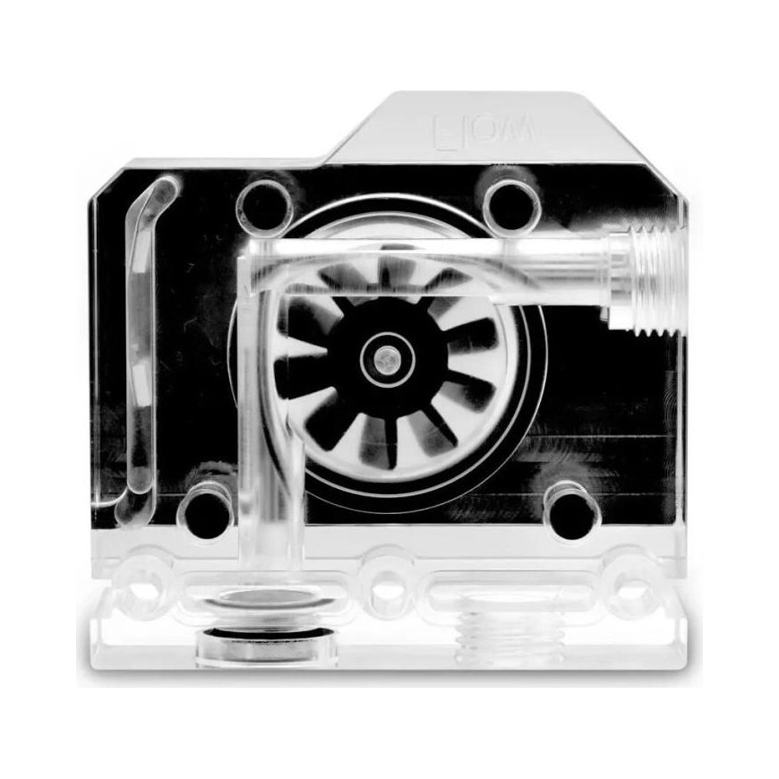 Ekwb Ek Water Blocks EK Water Blocks EK-Quantum Scalar Flow Meter from Bottom to Top D-RGB - Nickel – 4