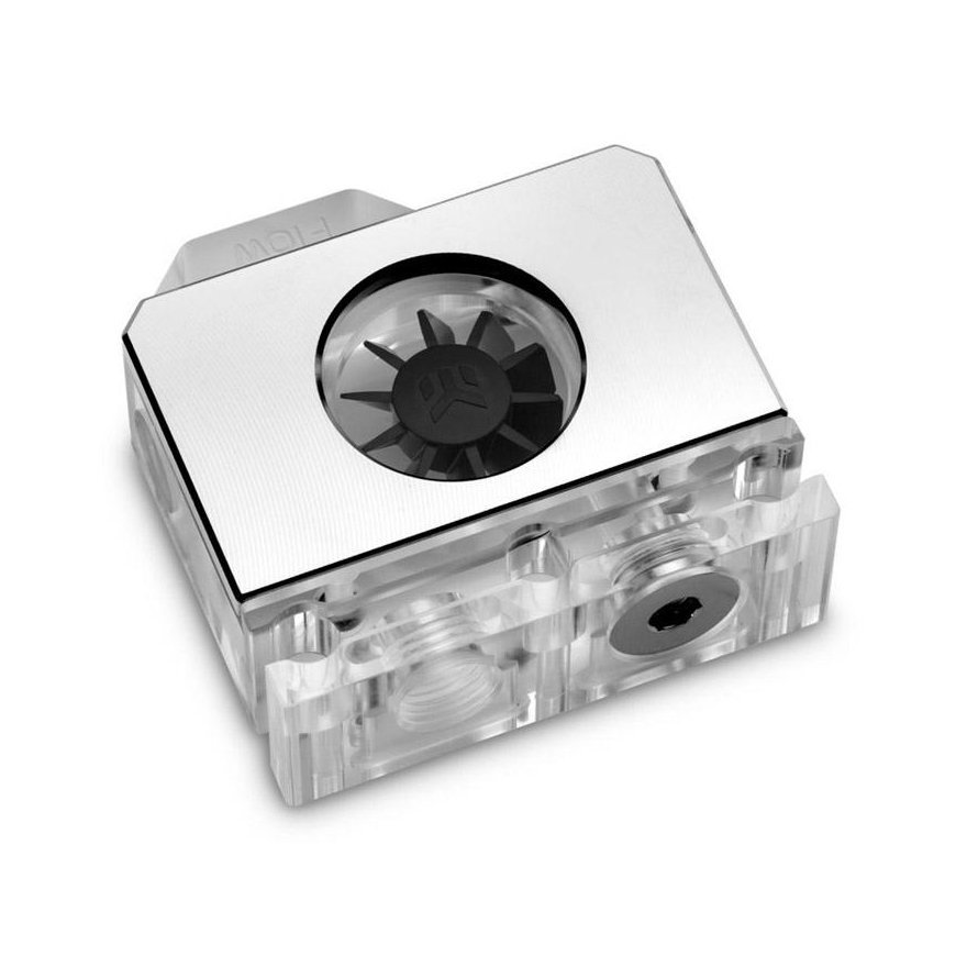 Ekwb Ek Water Blocks EK Water Blocks EK-Quantum Scalar Flow Meter from Bottom to Top D-RGB - Nickel – 8